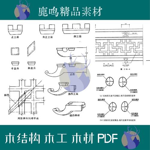 古建筑木结构入门 木材识别与材积表实用图解